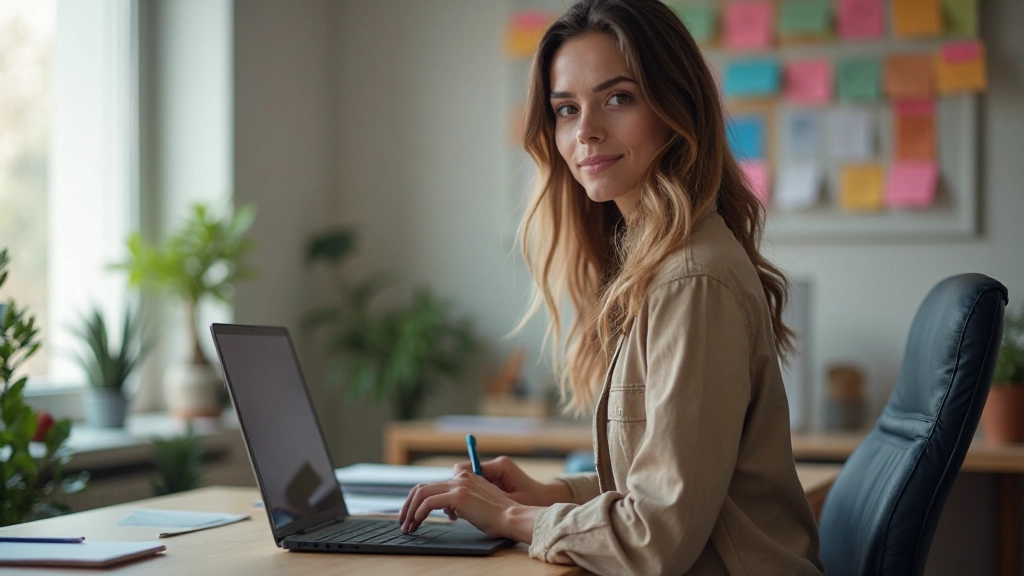 Профессиональный веб-дизайнер работает на современном компьютере с графическим планшетом