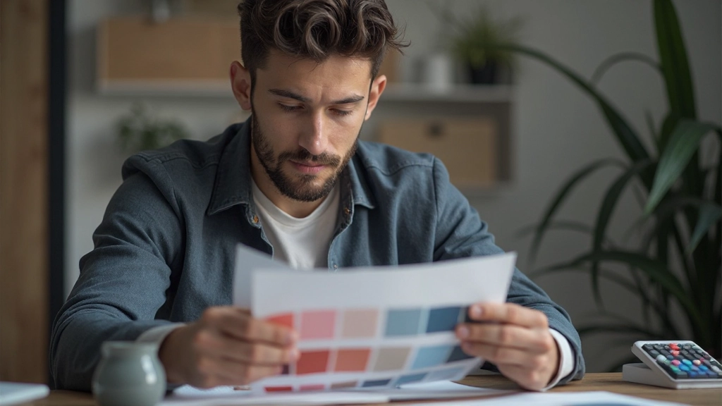 Палитра цветов и инструменты для выбора оттенков в дизайне